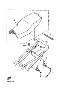 XJ600S Пружина