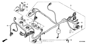 RVT1000R Wire harness (fr.)