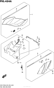 GSX-S750 (ABS) Fuel Tank Side Cover