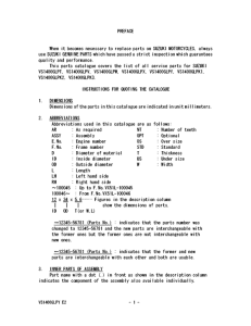 VS1400 Catalog preface