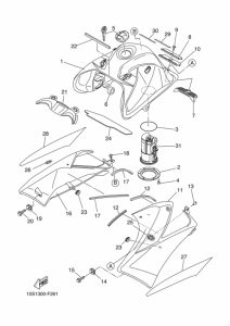XT660X Топливный бак