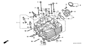 NX500 Головка цилиндров