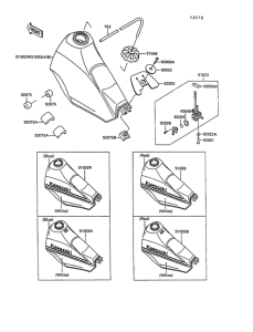 KL250 Fuel tank(1 / 2)(kl250-d7)
