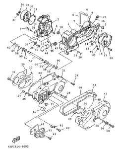 XC125K Картер двигателя