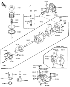 ZG1200 Насос масляный  / фильтр масляный