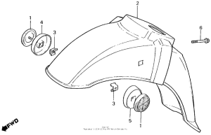 NQ50 Переднее крыло