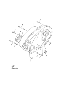 XS650 ｸﾗﾝｸｹｰｽｶﾊﾞｰ 2