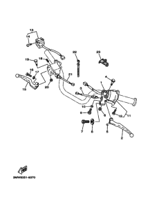 SR125 Interruptor  manillar&palanc