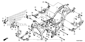 NC700J (DCT) Рама