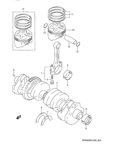 RF600 Вал коленчатый