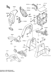 VN750 Ящик аккумуляторной батареи