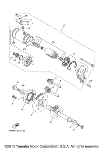XV1600ARC Стартер