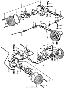 CL450 Задний фонарь