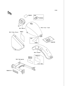VN750 Наклейки