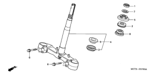 FJS600 Траверса нижняя