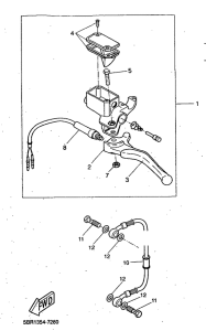 YQ50 Задний торм цилиндр