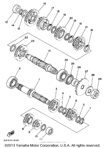 WR250Z Трансмиссия