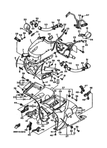 FZR600 FZR600A Cowling comp