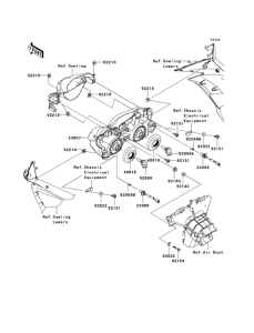 ZX600 Phare