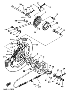 RT100K Переднее колесо