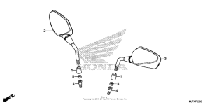 CTX700N DCT Зеркало