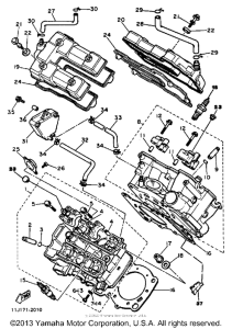 XZ550RJ Головка цилиндров