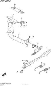 VL1500B Подножка