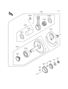 KL250 Коленвал
