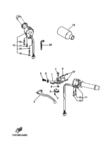  Interruptor  manillar&palanc