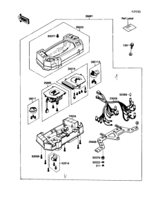 ZX750 Приборы