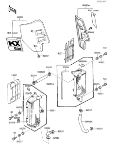 KX500 Радиатор