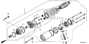 GL1800 (ABS) Стартер