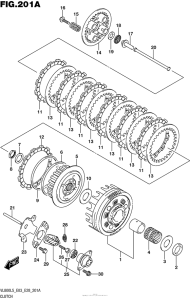 VL800B Сцепление