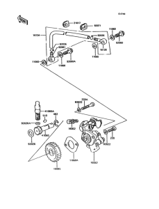 KH125 Масляный насос