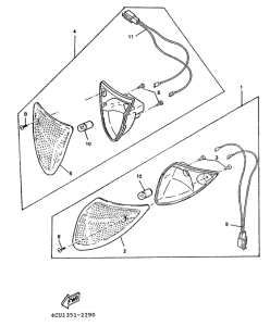 YE50 Поворотники