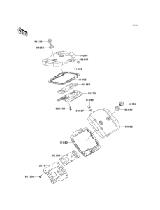 VN400 Крышка головки цилиндров
