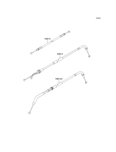 ZR1200 Тросы управления