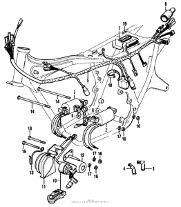 CB350 Жгут проводов