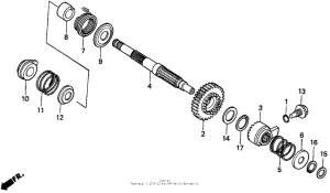 XR200R Кик стартер