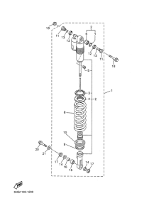 WR400F Задняя подвеска