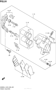 AN650Z Передние тормоза