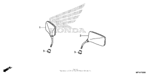 VT1300CT Зеркало