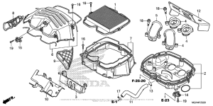 VFR1200X (DCT) Воздушный фильтр