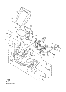 XJ900S Обтекатель 1