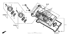 CBR600RR (ABS) Крышка головки цилиндров