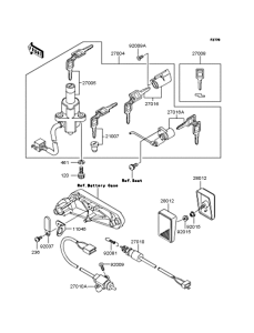ZL400 Замок зажигания