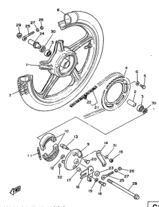ME50 Переднее колесо