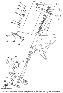 XVS650A Управление