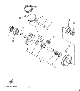 IT200 Коленчатый вал и поршни
