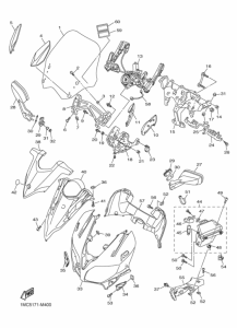 FJR1300A Обтекатель 1